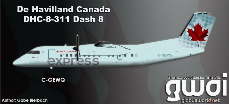 C-FACV (JAZZ), C-FACV - deHavilland Canada DHC-8-311 Dash 8…