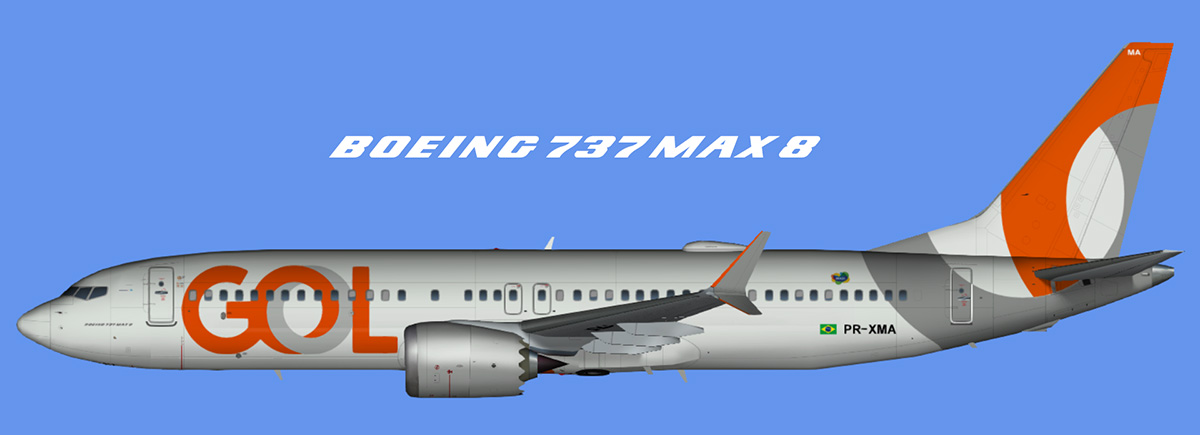 GOL NEW PR-GXZ 737-800 for Microsoft Flight Simulator
