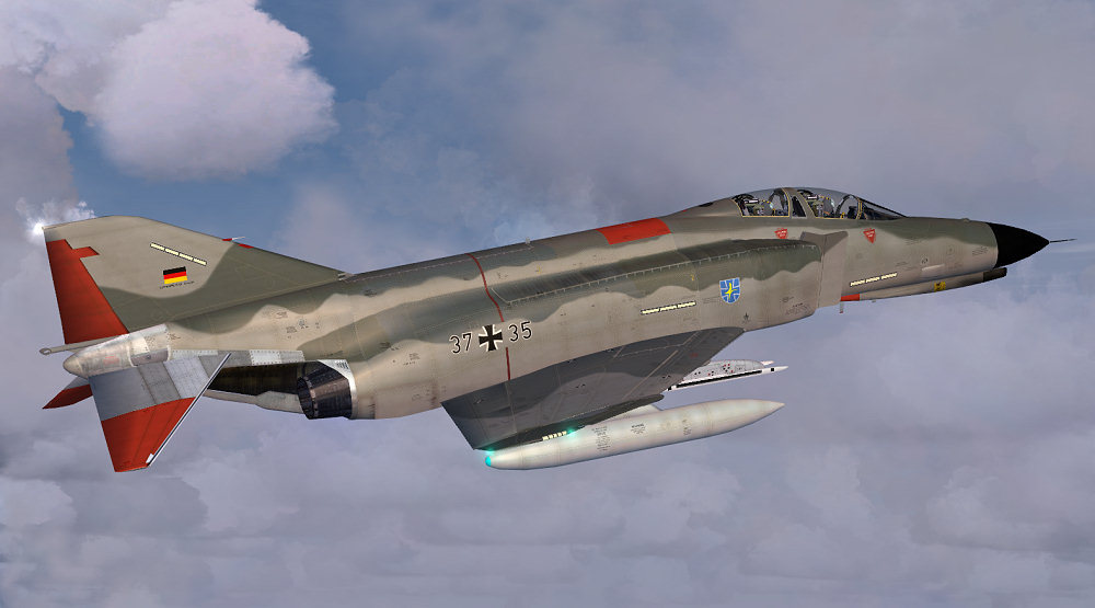 EK Luftwaffe .........R2143 Brustanhänger Pocket Badge F-4 Phantom II 