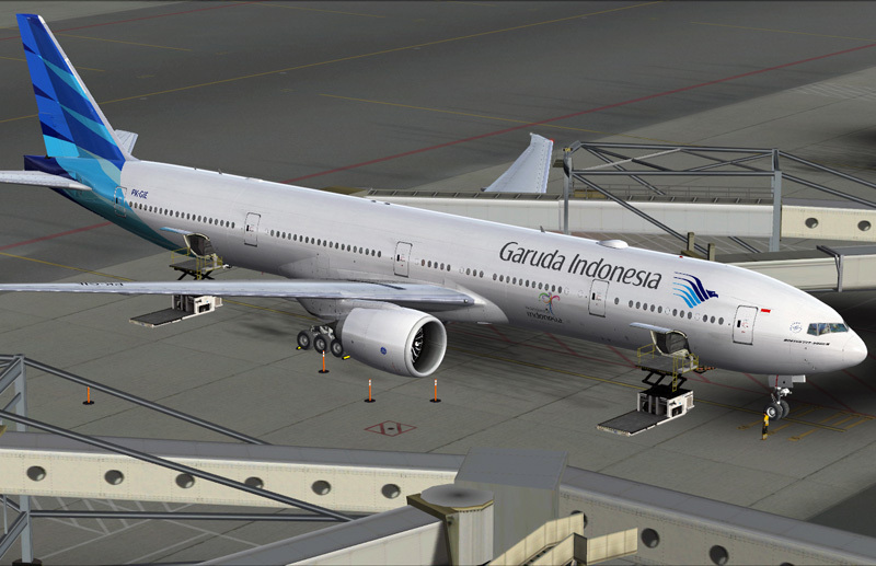 Garuda Indonesia Boeing 777-300ER | Avsim Library 